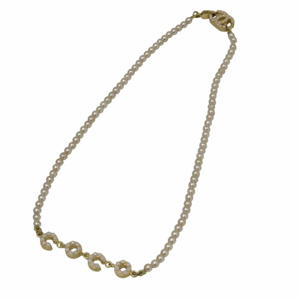 CHANEL Gold Pearl Necklace - Picture 3 of 9